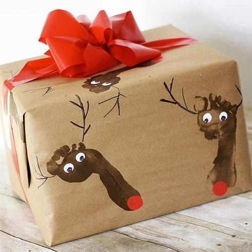 DIY Reindeer Wrapping Paper - BigToes Australia